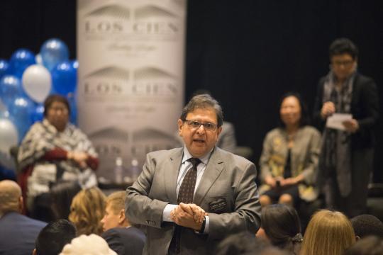 Carlos Ayala, the Dean of the School of Education at Sonoma State University, speaking on the PUERTA program that Sonoma State University recently was granted funding for.