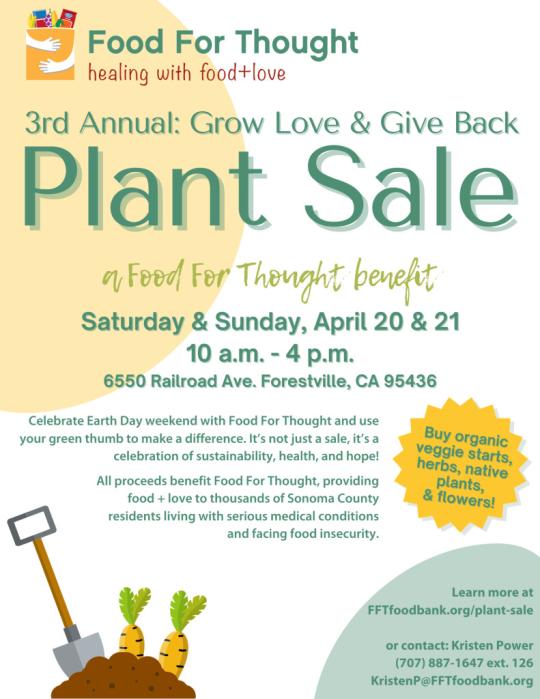 Plant Sale flyer