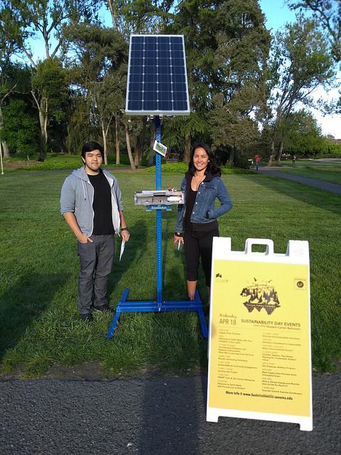 Jimmy Cao & Ronna Jergenson present their solar project