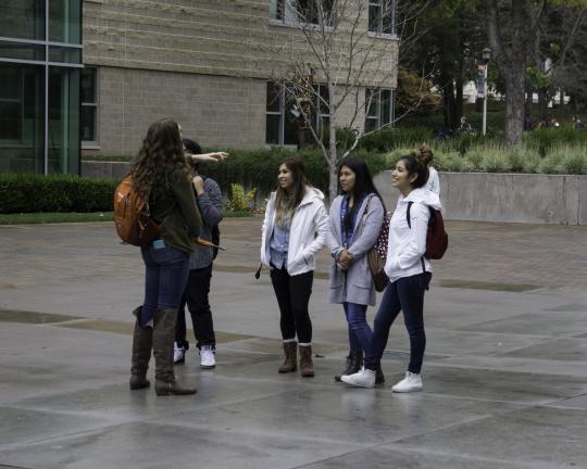 Students at Shadow Day