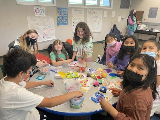 Students in Service-Learning class