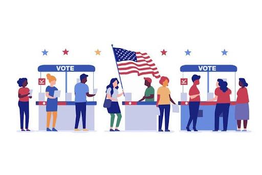 Voting illustration clipart